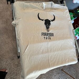 Christian Nodal Forajido Tour Tee shirt size large